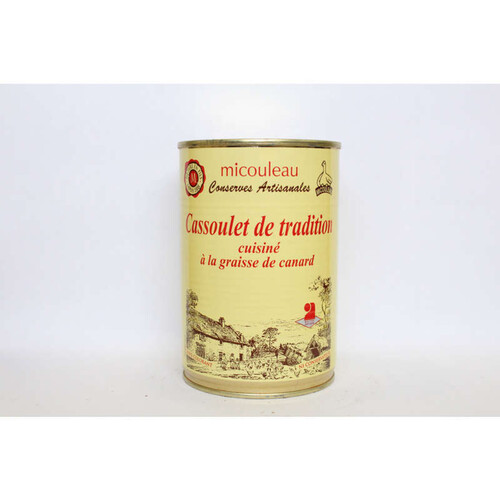 Micouleau Cassoulet de Tradition cuisiné à la graisse de Canard 420g
