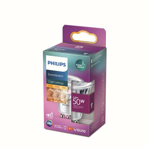 Philips Led Scene Swich Réflecteur 50W-GU10 36D