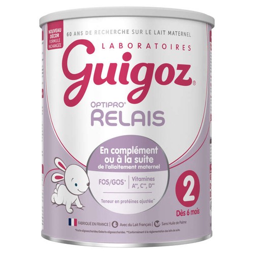 Guigoz Evolia A2 Lait en poudre dès 6 mois 800g