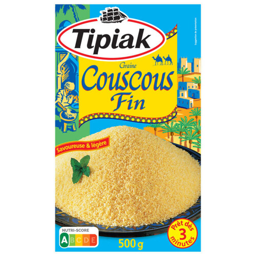 Tipiak Graine De Couscous Fin Prêt En 3Min 500G