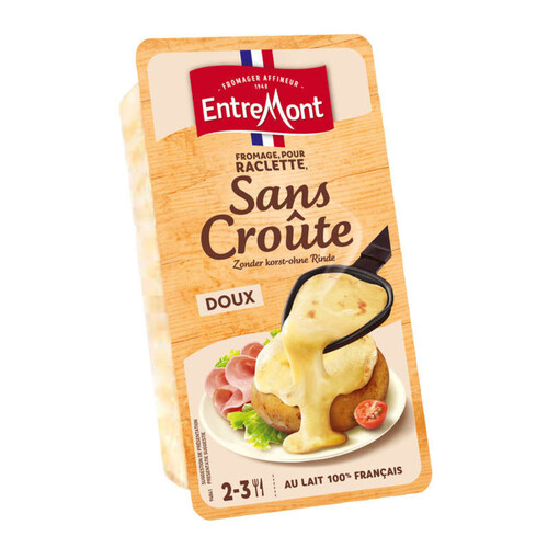 Entremont Raclette douce sans croûte 15 Tranches 350g