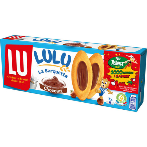 Lu Lulu La Barquette Biscuits Chocolat  120g