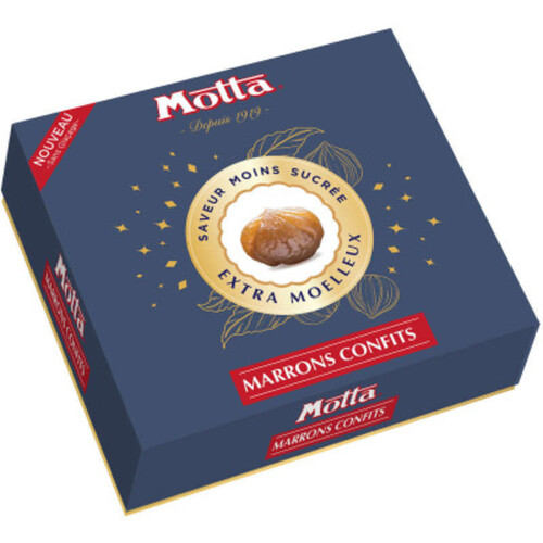 Motta mini coffret marrons confits 90g