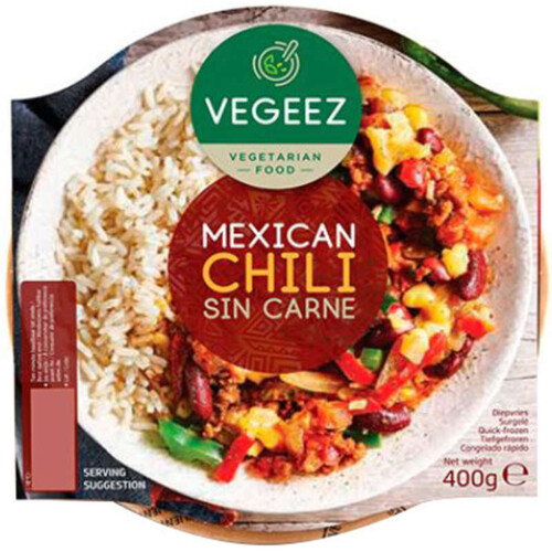 Vegeez mexican chili sin carne 400g