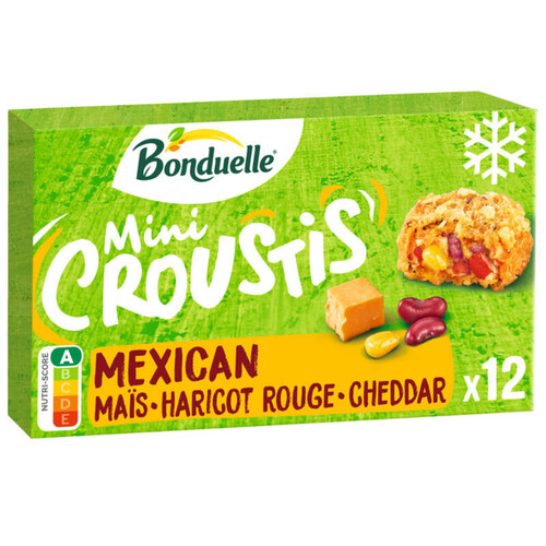 Bonduelle Mini Croustis Mexican Maïs Poivron Haricot Rouge 240g