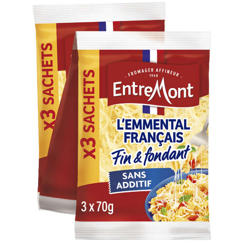 Entremont Emmental râpé extra-fin 3x70G