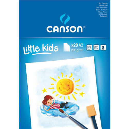 Canson Kids Papier À Dessin, Format A3, 20 Feuilles