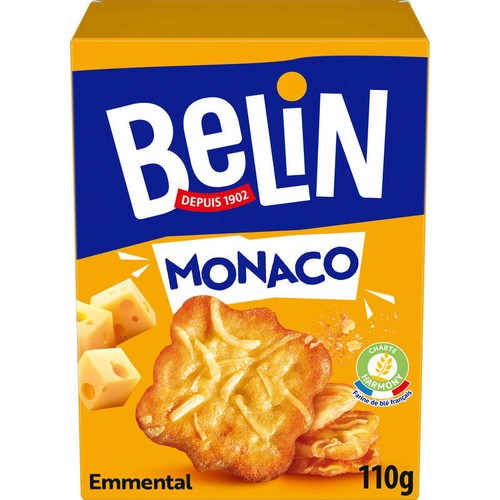 Belin Crackers Monaco Emmental 110g
