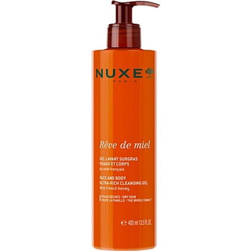 Nuxe Rêve de Miel Gel Lavant Surgras Visage et Corps 400ml