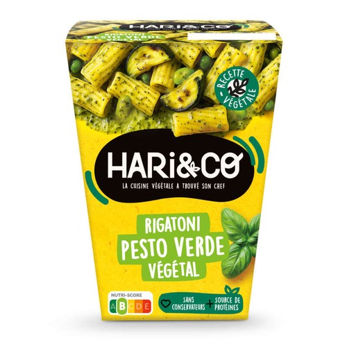 Hari&Co Rigatoni pesto verde légumes 300g