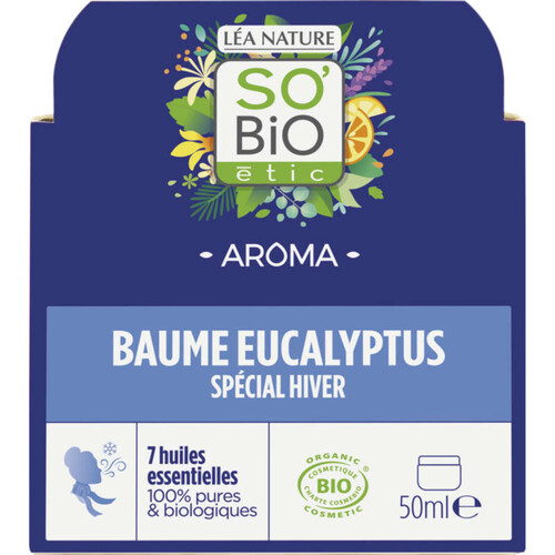 Léa Nature Baume Respiratoire Eucalyptus Bio 50Ml