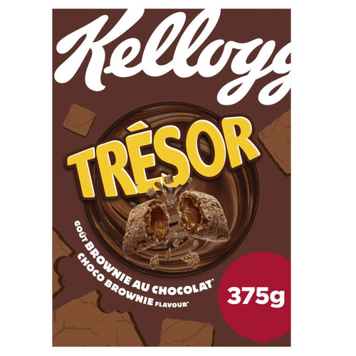 Kellogg's Céréales Trésor Choco Brownie 375g