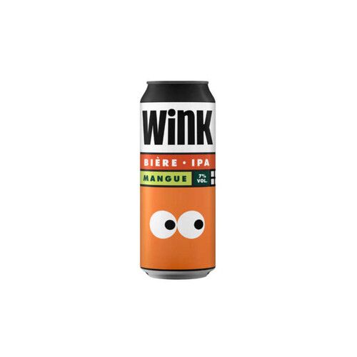 Wink Bière Ipa Mangue en Canette 44cl