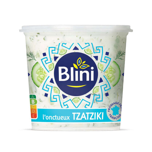 Blini Tzatziki, Préparation À Base De Fromage Blanc Et De Concombre 330G