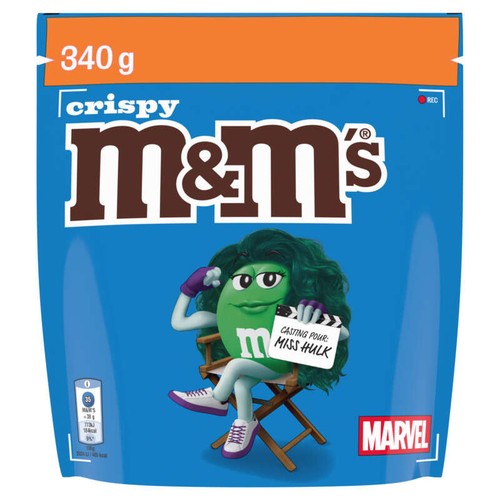 M&M's Crispy Au Riz Soufflé Pochon 340g