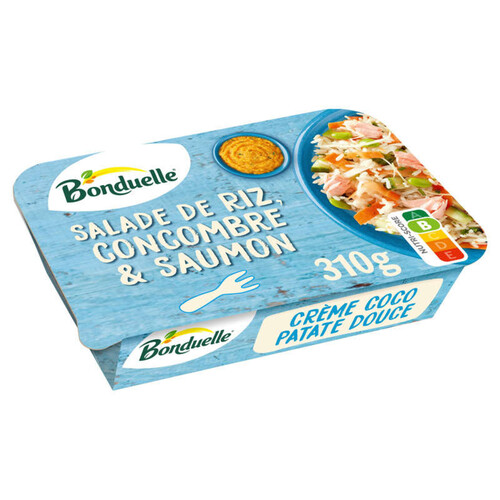 Bonduelle Salade de Riz Concombre & Saumon 310g