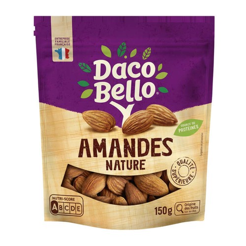 Daco Bello Amandes Décortiquées 125g