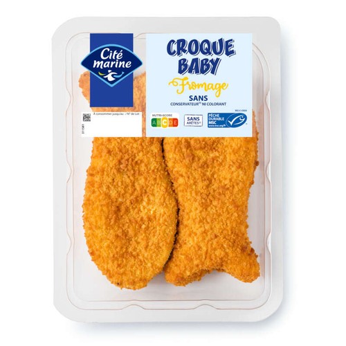 Cité Marine Croque Baby au Fromage 200g