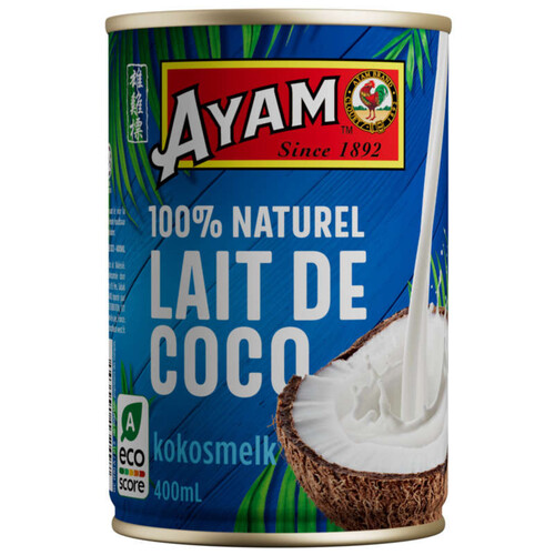 Ayam lait de coco 100% naturel 400ml