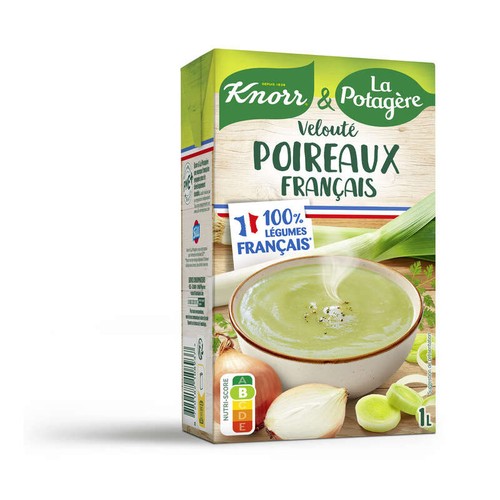 Knorr Soupe Velouté De Poireaux Français 1L