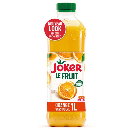 Joker Jus D'Orange Sans Pulpe 1L