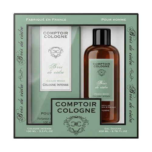 Comptoir Cologne Coffret Bois de Cèdre Parfum 100ml + Gel Douche 200ml