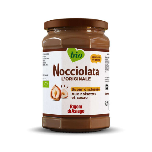 Nocciolata Pâte à Tartiner Cacao et Noisettes Bio 650g