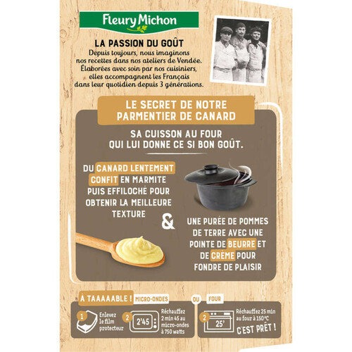 Fleury Michon Parmentier de Canard 300g