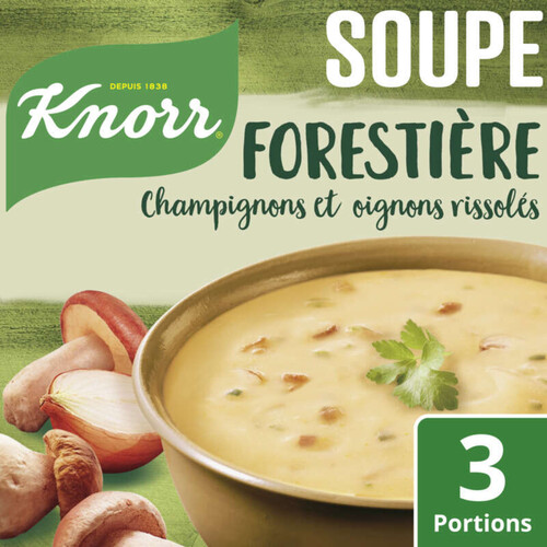 Knorr Soupe Déshydratée Forestière Champignons et Oignons 85g