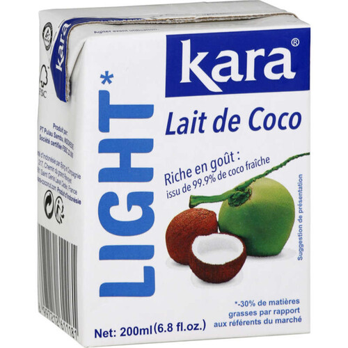 Kara lait de coco light 20cl