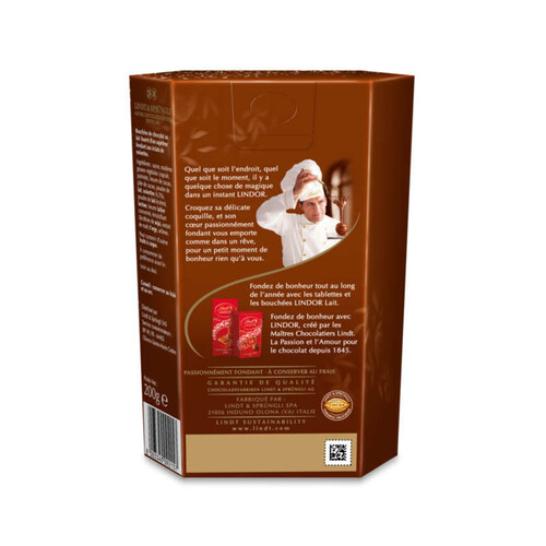 Lindt Lindor Chocolat Noisette 200g