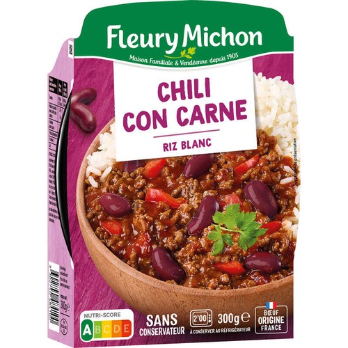 Fleury Michon Chili Con Carne Et Riz 300g