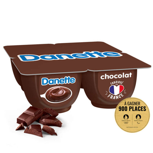 Danette Crème dessert chocolat 4x125g