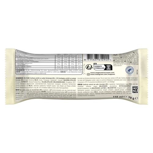 Magnum Chocolat blanc 79g