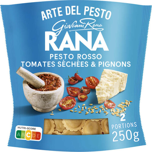 Rana Pâtes Fraîches Girasoli Pesto Rosso Tomates séchées et Pignons 250g