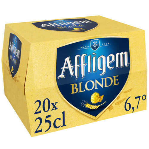 Affligem Blonde bière d'Abbaye 20 x 25 cl 6.7°