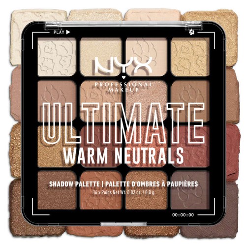 NYX Ultimate Shadow Palette Warm Neutrals 0.8 g