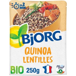 Bjorg Veggie Quinoa Lentilles Bio 250g