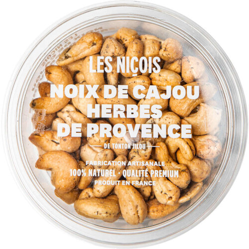 Les Niçois Noix de cajou herbes de Provence de Tonton Jilou 110g