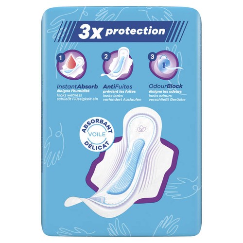 Always Ultra Jour Serviettes Menstruelles Avec Ailettes Long Taille 2 x32