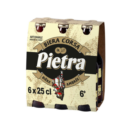 Pietra Bière ambrée à la chataigne corse pack 6x25cl