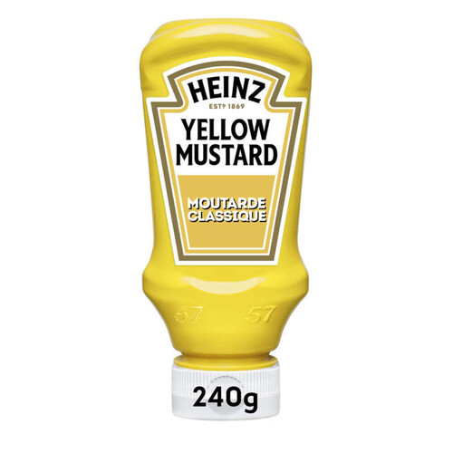 Heinz Moutarde Yellow Mustard Classic 240G