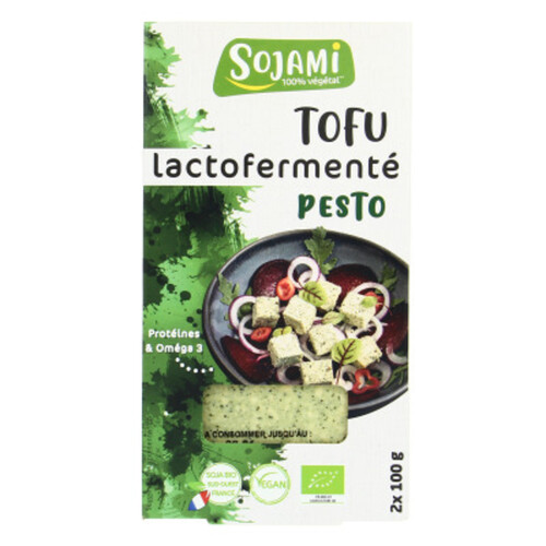 [Par Naturalia] Le Sojami Tofu lactofermenté Pesto Bio 2 x 100g