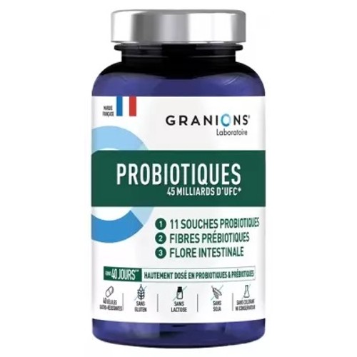 Granions Probiotiques 45 Millards d'UFC x40 Gélules