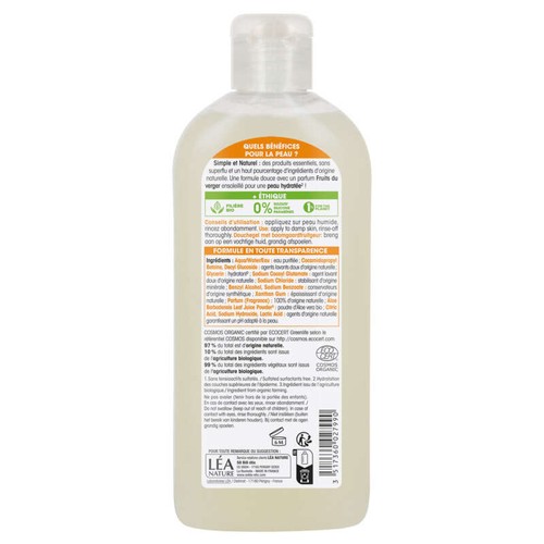 SO'BIO Étic Gel Douche Fruits du Verger 300ml
