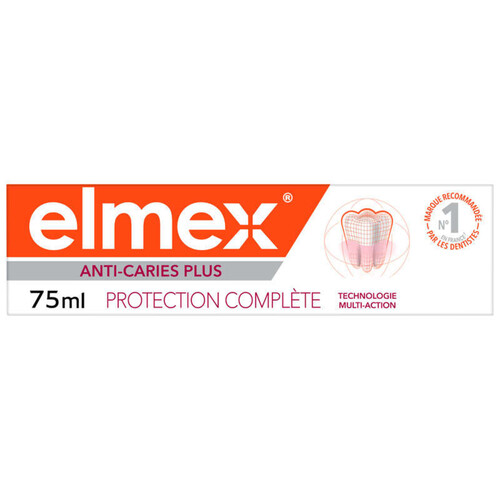 Elmex Caries Protection Plus Dentifrice Protection Complète 75ml