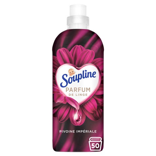 Soupline Fine fragrance fabric conditioner rose Parfum de Linge Pivoine Impériale x50 Lavages