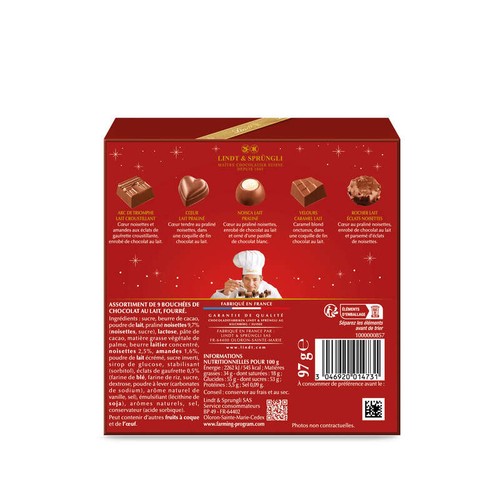 Lindt Lindor Passionnément fondant Lait 112g