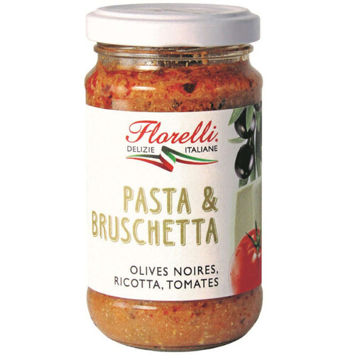 Florelli Pasta & Bruschetta Olives, ricotta, tomates 190g