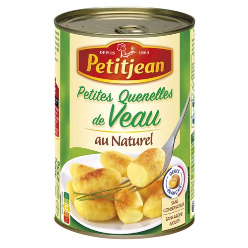 Petitjean Petites Quenelles de veau au naturel 255g